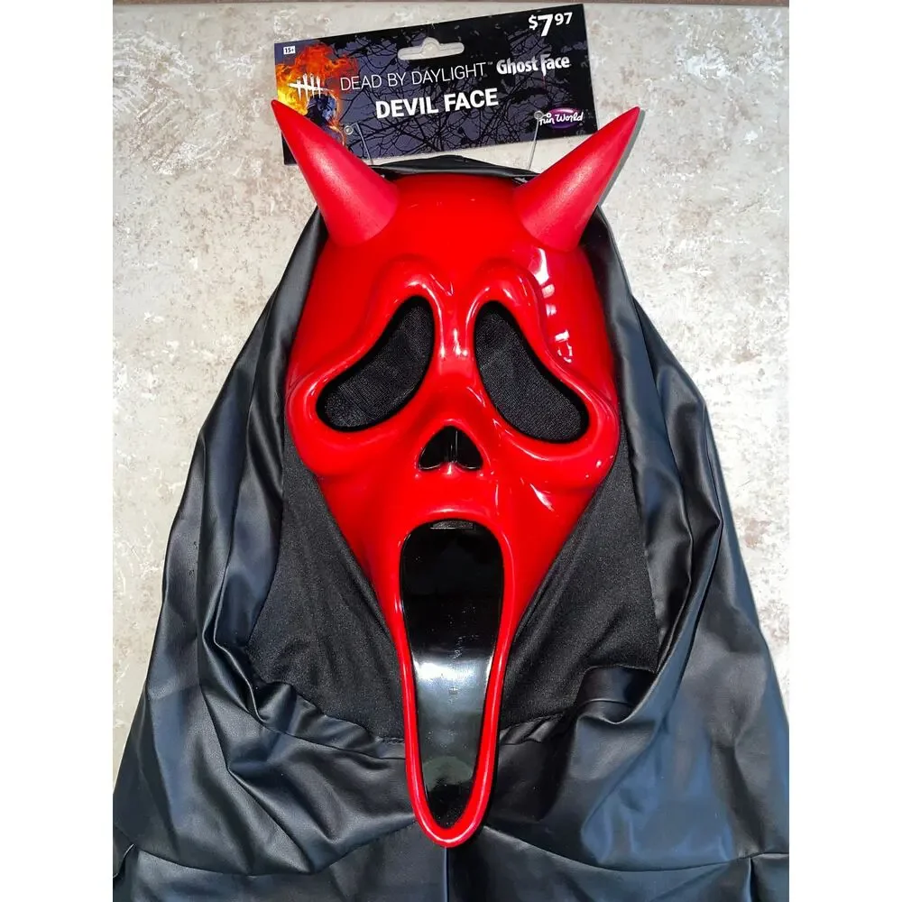 Dead By Daylight Devil  Scream Ghost Face Mask Halloween Costume  NEW